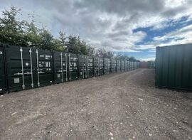 Vale Road self storage containers