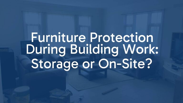 Furniture Protection During Building Work: Storage or On-Site?
